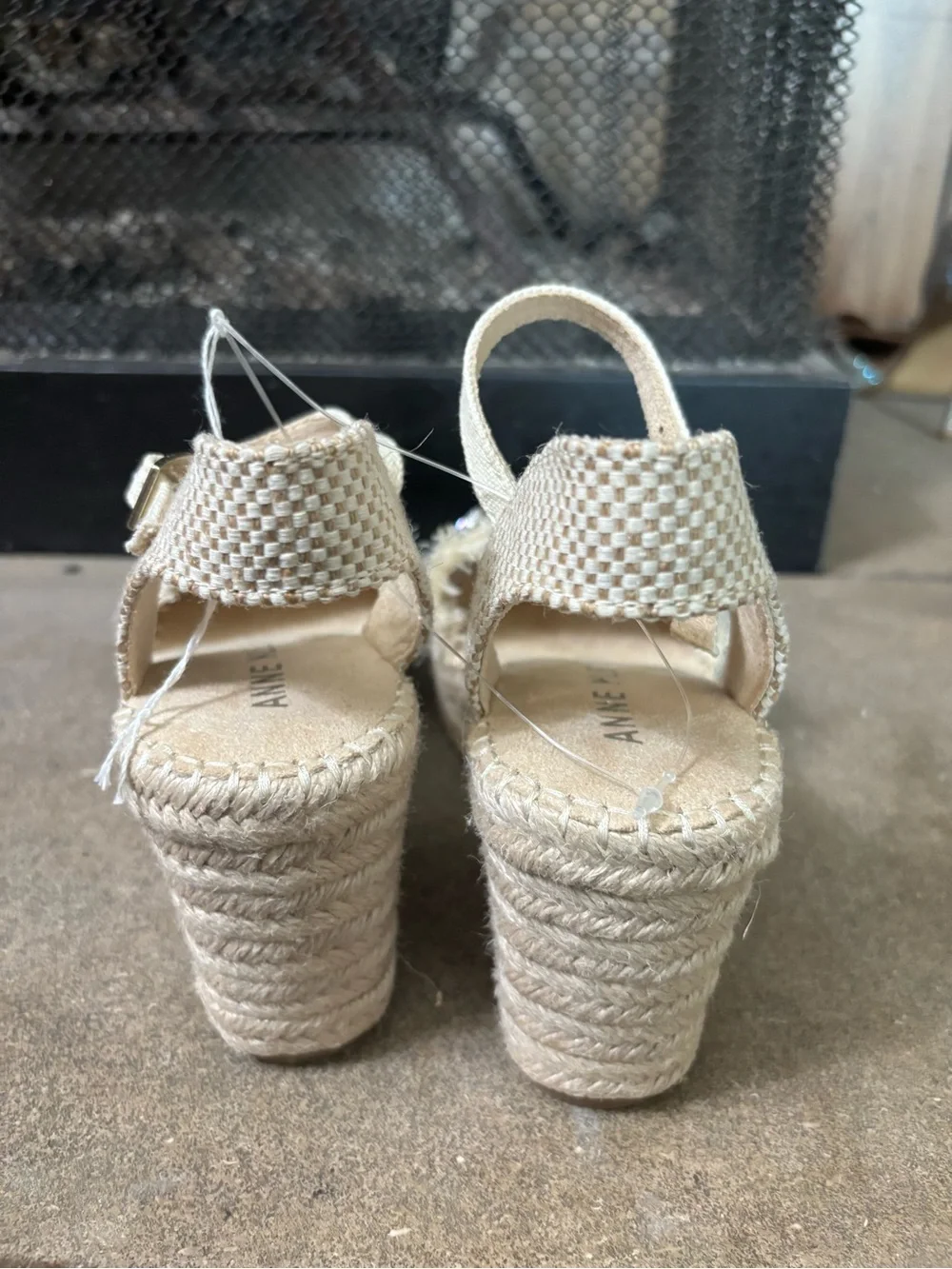 Anne Klein Women's Lenox Espadrille Wedge Sandal Size 9 1/2 NWT